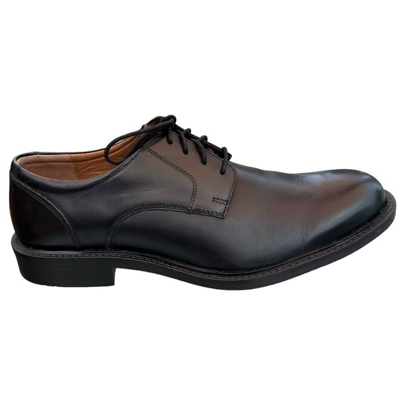 JOHNSTON & MURPHY CARLSON BLACK PLAIN-TOE DERBY OXFORDS SIZE 11.5 main image 11